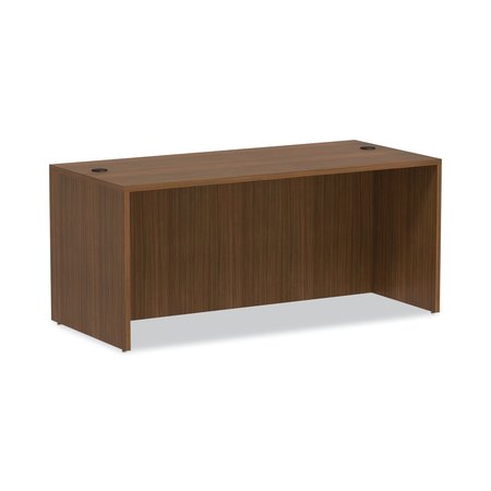 ALERA Desk Shell, 29-1/2 in D, 65" W, 29.63" H, Modern Walnut, Woodgrain Laminate VA216630WA